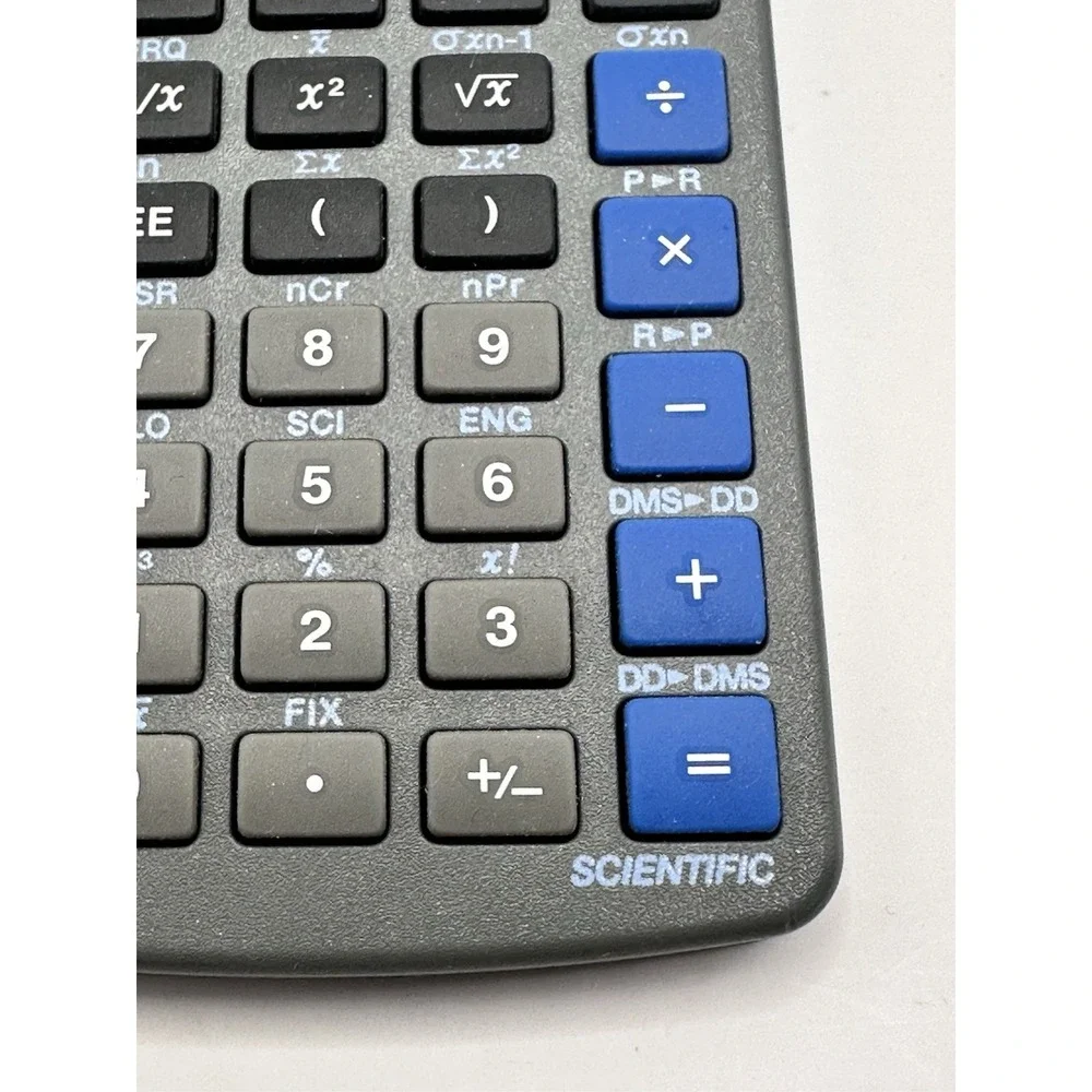 VTG 1995 Texas Instruments TI-30Xa Solar Calculator w/ Cover Tested & Works‎